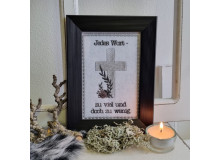 ITH Postkarte - Trauerkarte Jedes Wort zuviel